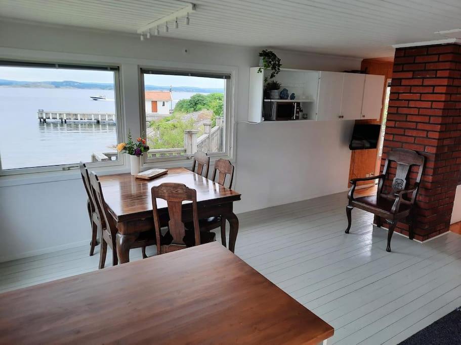 Cabin At The Sea Close To Public Beach With A Jumpingtower Hoviksnas Exterior foto